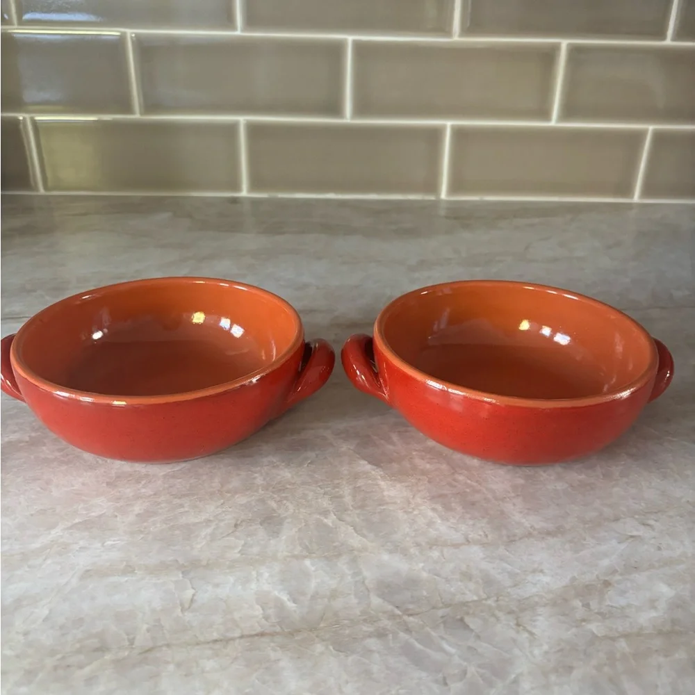 De Silva Terracotta Red Casserole Baking Serving Bowls  Made in Italy